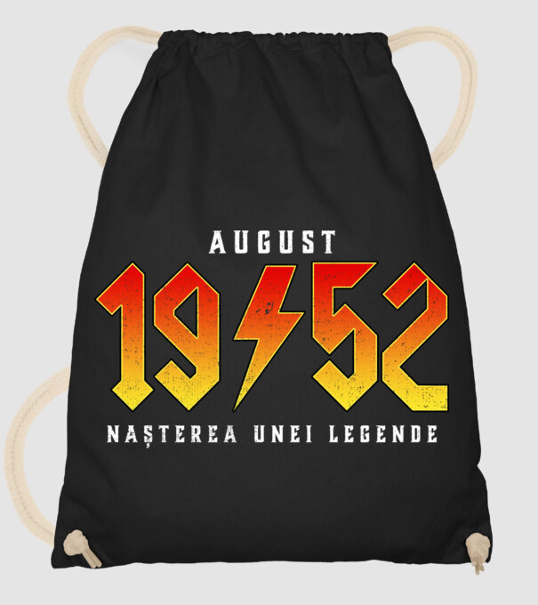 August 1952 nașterea unei legende model negru pe tricou