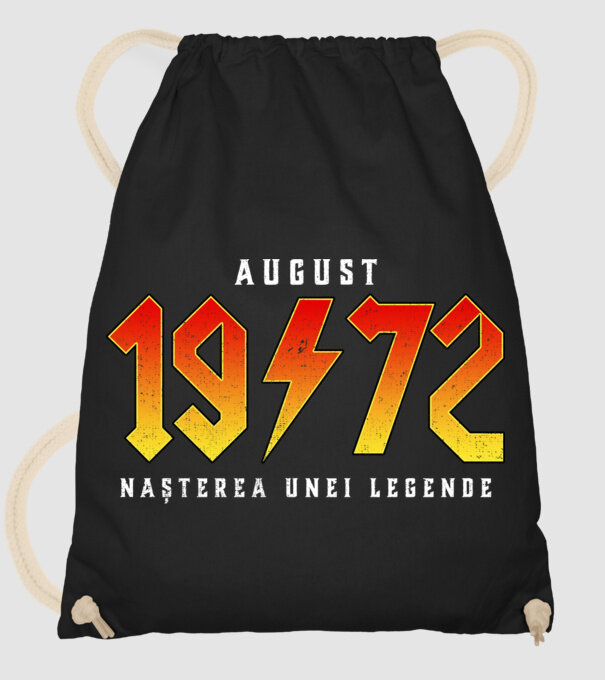 August-1972-nașterea unei legende model negru pe tricou