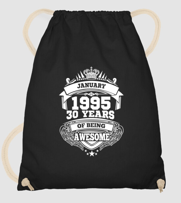 Awesome being of january 1995 model negru pe tricou