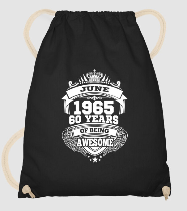 Awesome being of june 1965 model negru pe tricou