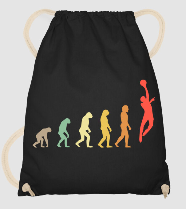 Basketball evolution model negru pe tricou