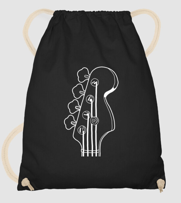 bass model negru pe tricou