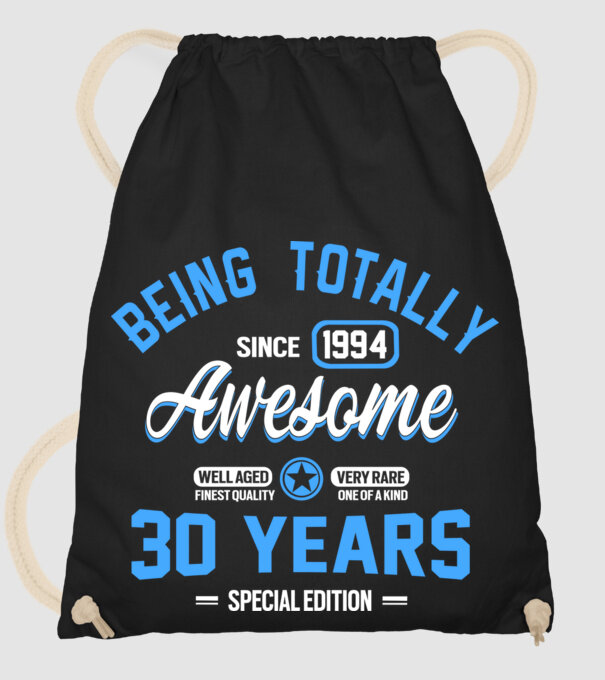 Being totally awesome 30 model negru pe tricou