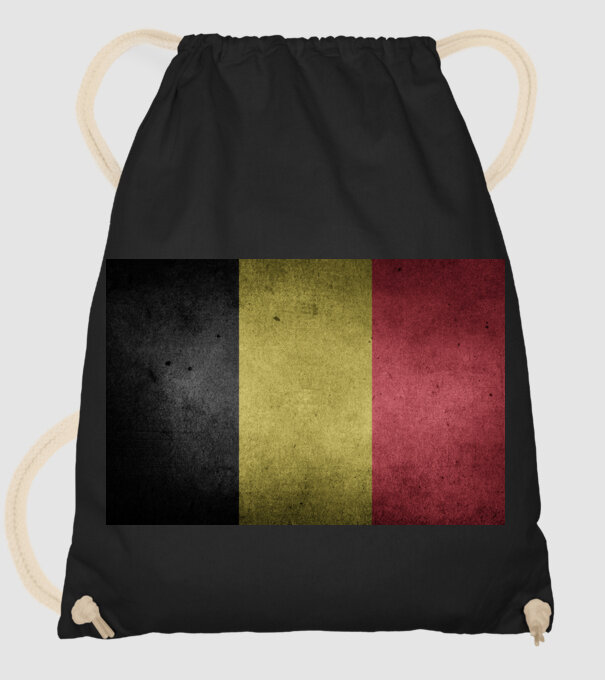 BELGIUM model negru pe tricou