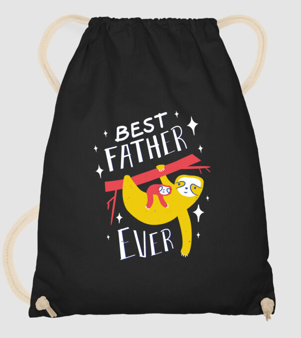 Best father model negru pe tricou