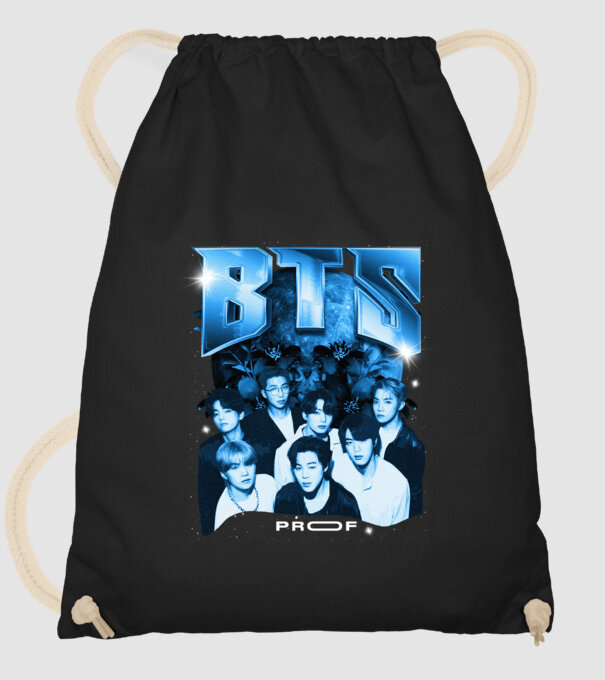 BTS model negru pe tricou