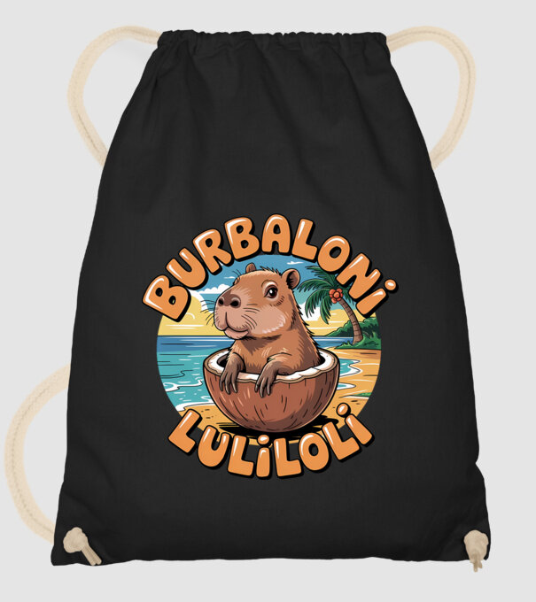 Burbaloni Luliloli model negru pe tricou