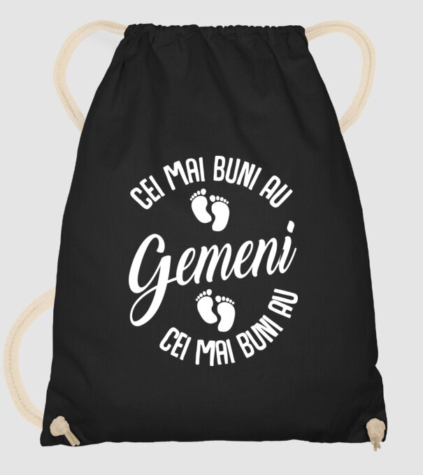 Cei mai buni au gemeni model negru pe tricou