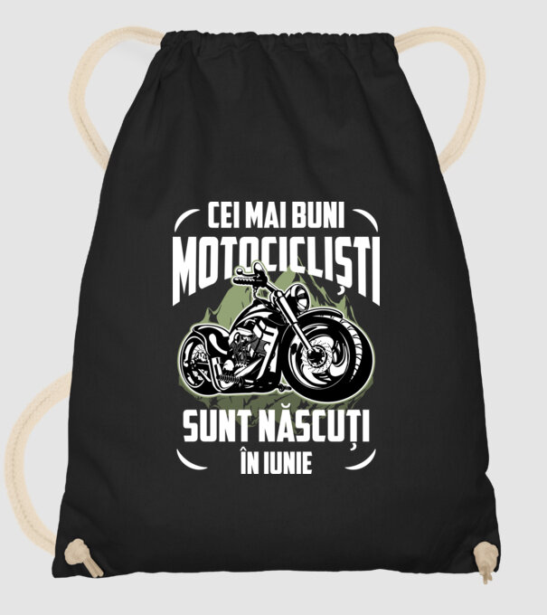 Cei mai buni motocicliști sunt născuți în Iunie model negru pe tricou