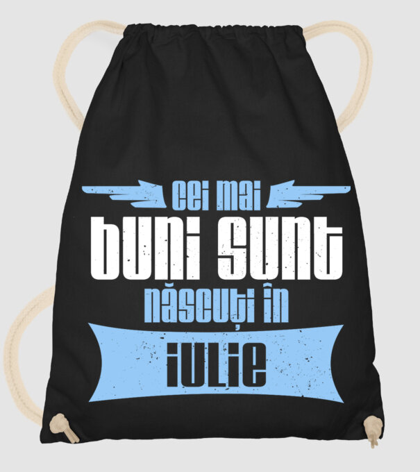 Cei mai buni sunt născuți în iulie model negru pe tricou