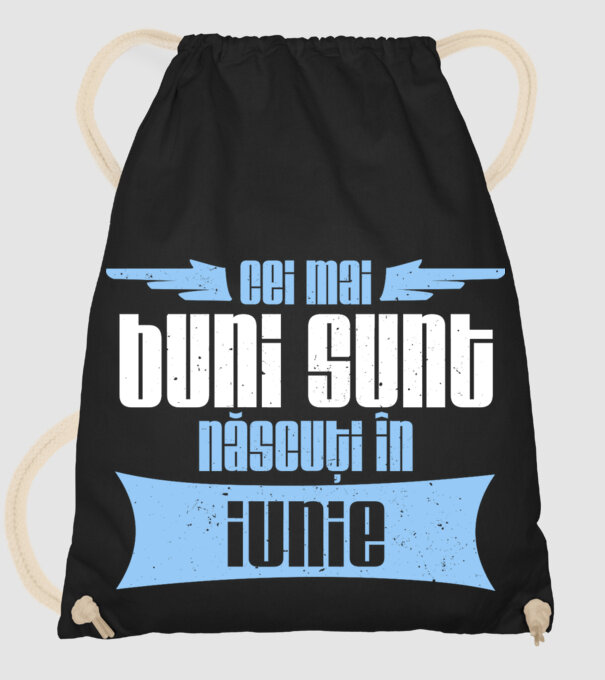 Cei mai buni sunt născuți în iunie model negru pe tricou