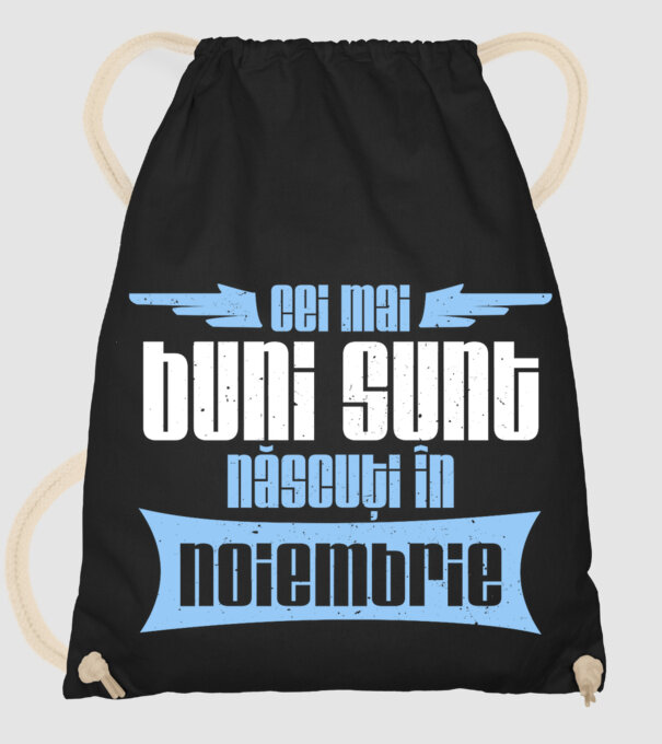 Cei mai buni sunt născuți în noiembrie model negru pe tricou