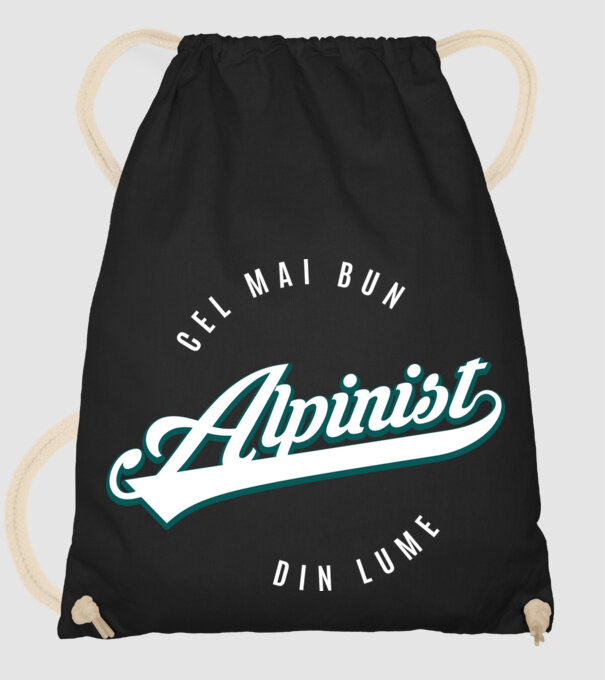 Cel mai bun alpinist din lume model negru pe tricou