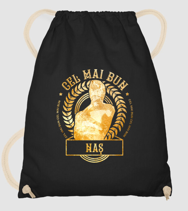 Cel mai bun naș model negru pe tricou