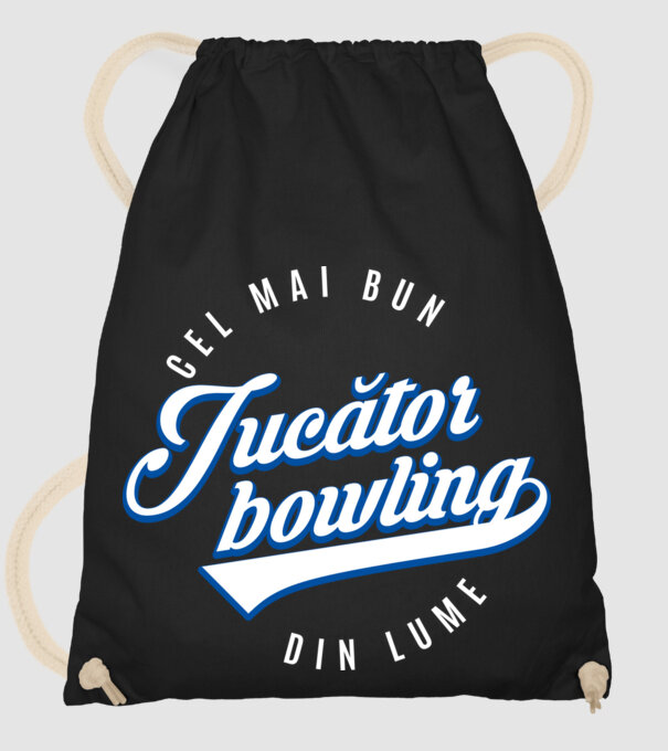 cel mai bun jucător bowling din lume model negru pe tricou