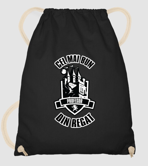 Cel mai bun profesor din regat model negru pe tricou