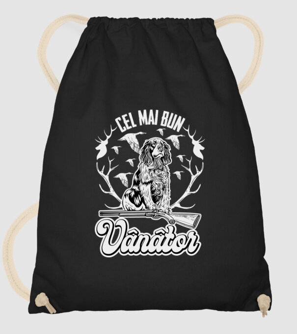 Cel mai bun vânător model negru pe tricou