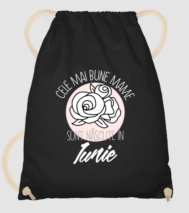 Cele mai bune mame sunt născute în Iunie model negru pe tricou