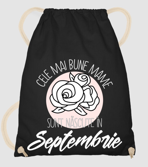 Cele mai bune mame sunt născute Septembrie model negru pe tricou