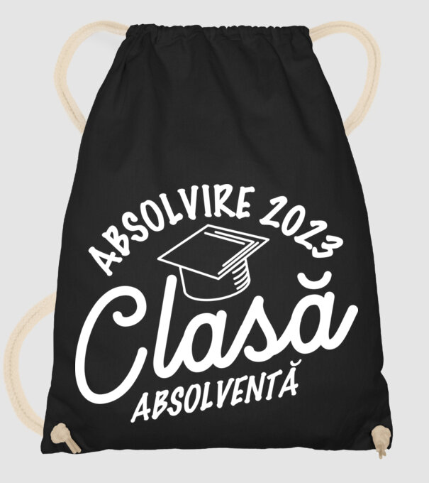 Clasă absolventă  model negru pe tricou