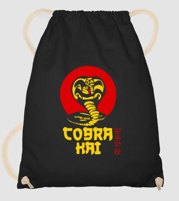 cobra kai japan logo model negru pe tricou