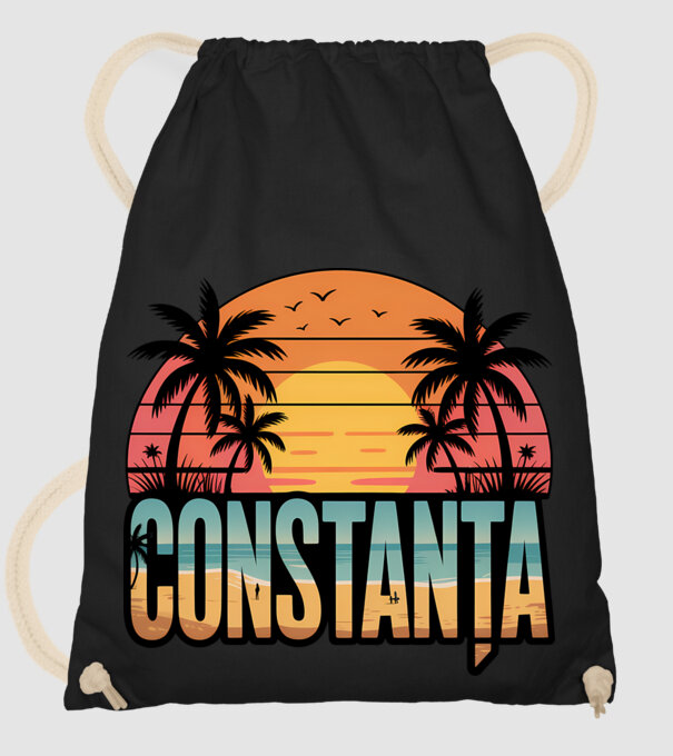 Constanța model negru pe tricou
