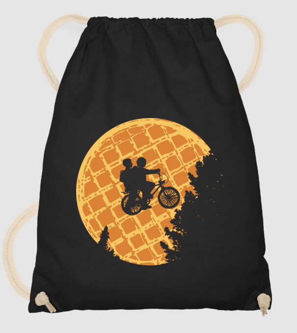 cookie moon stranger things model negru pe tricou