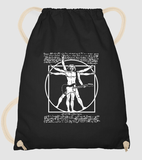 Da Vinci model negru pe tricou