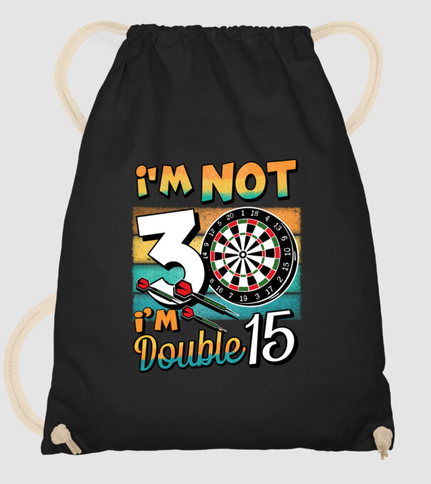 Darts Birthday 30 years old model negru pe tricou
