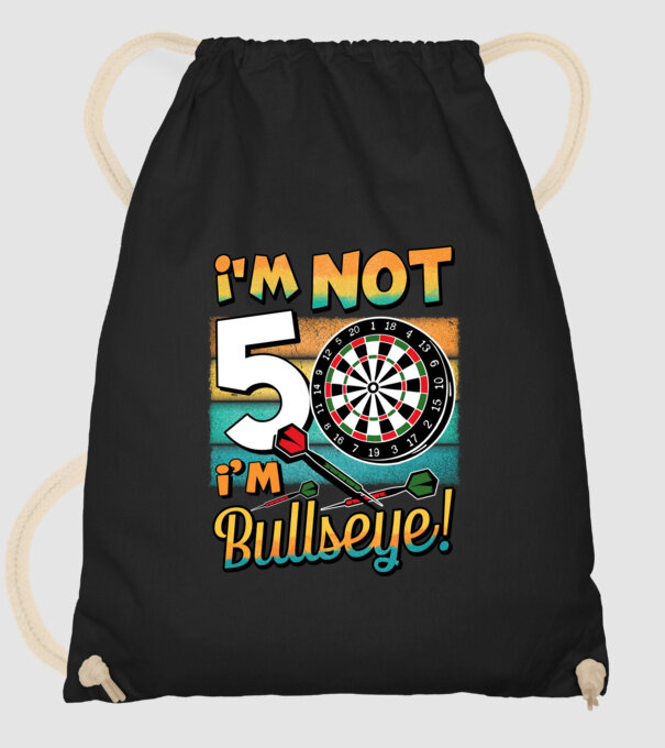 Darts Birthday 50 years old model negru pe tricou