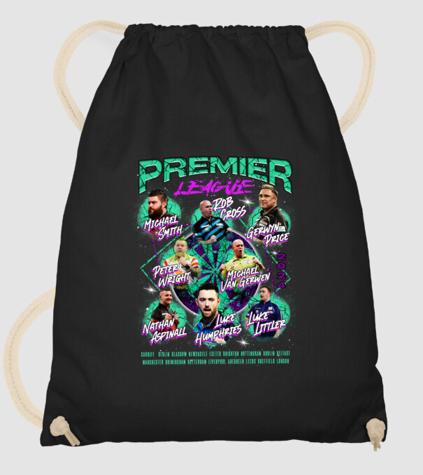 DARTS premier league 2024 model negru pe tricou