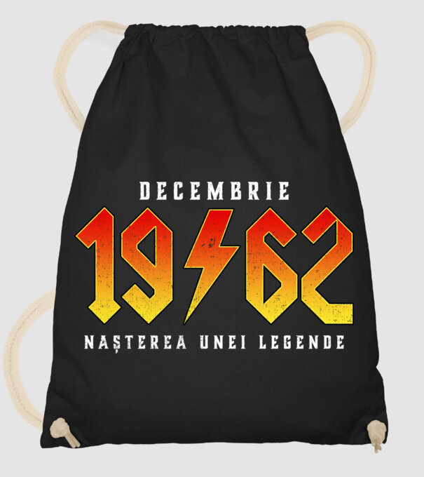 Decembrie - 1962 - nașterea unei legende model negru pe tricou