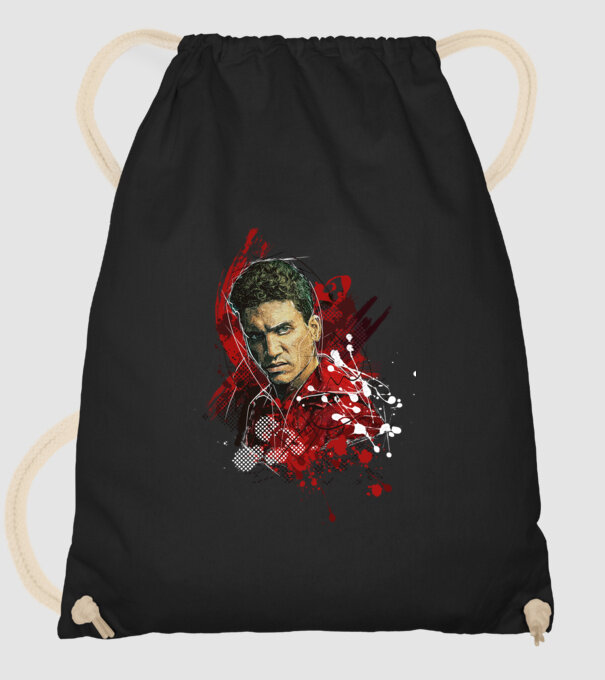 denver poster model negru pe tricou