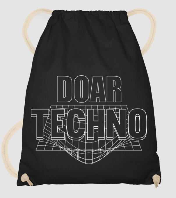 Doar techno model negru pe tricou