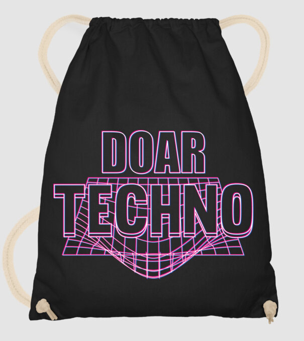 Doar techno model negru pe tricou