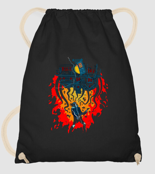 eddie munson guitar model negru pe tricou