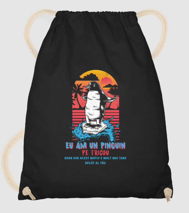 eu am un pinguin pe tricou - doar din acest motiv e mult mai tare decât al tău model negru pe tricou