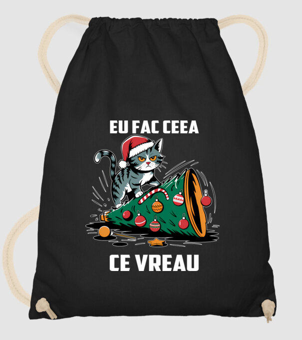 Eu fac ceea ce vreau Negru model negru pe tricou