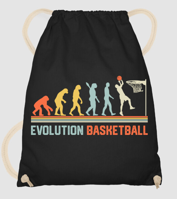 Evolution basketball model negru pe tricou