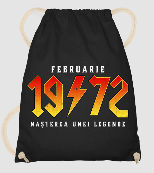 Februarie - 1972 - nașterea unei legende model negru pe tricou