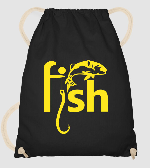 Fish model negru pe tricou