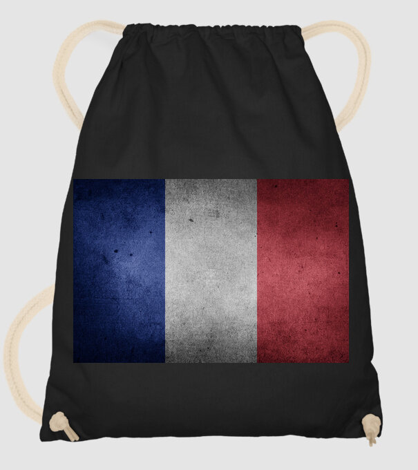 FRANCE model negru pe tricou