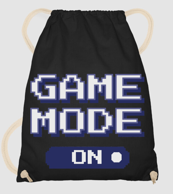 Gamer - Game mode on model negru pe tricou