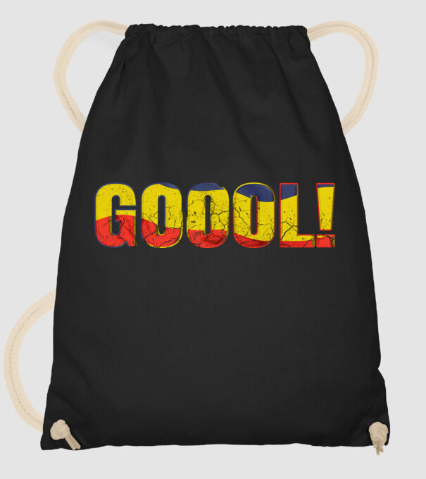 GOOOL model negru pe tricou