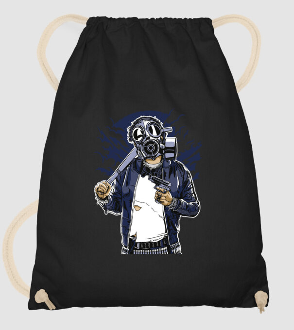 Graffiti model negru pe tricou