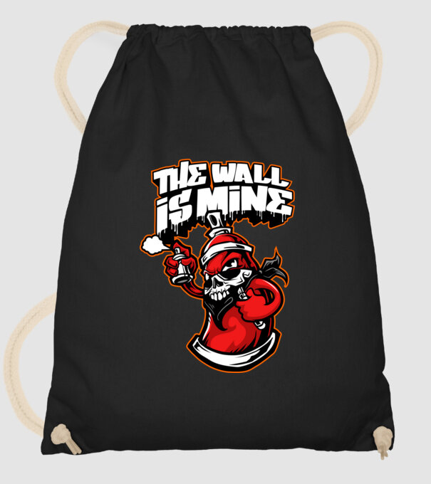 Graffiti model negru pe tricou