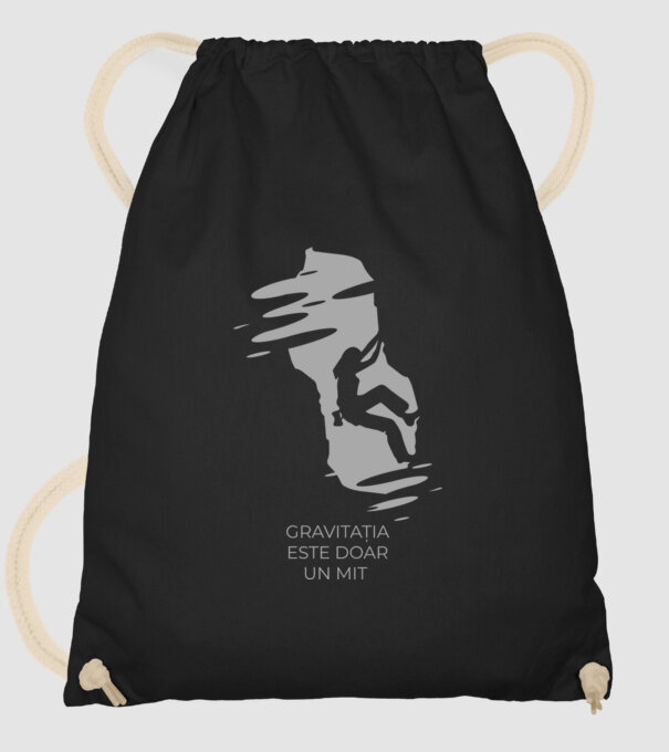 gravitația este doar un mit model negru pe tricou