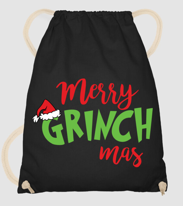 Grinchmas model negru pe tricou