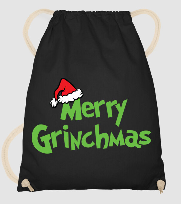 Grinchmas model negru pe tricou