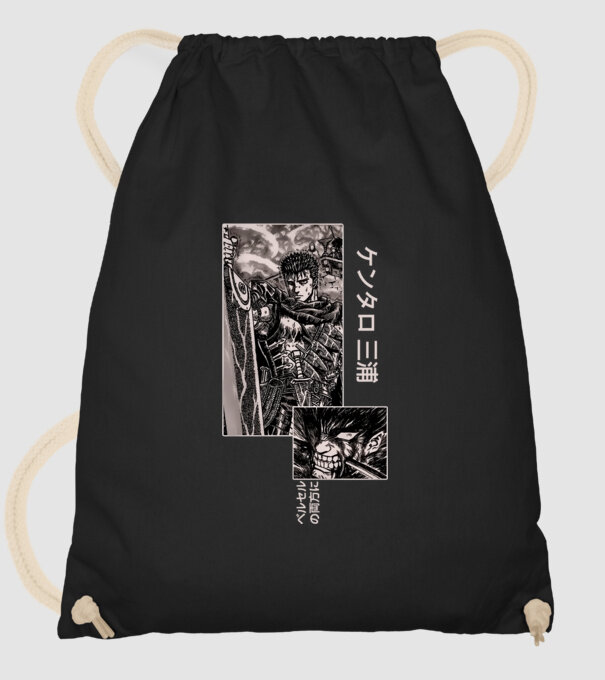 Guts Berserk model negru pe tricou